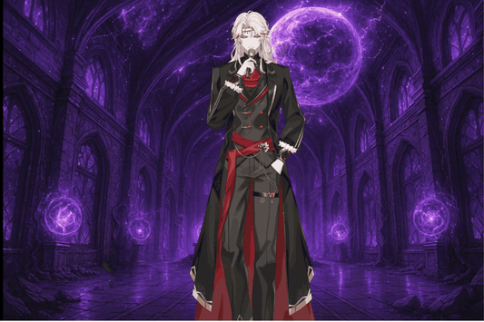 Dark Fantasy Male VTuber Avatar | Anime Boy Model | Fully Rigged & VTS Compatible